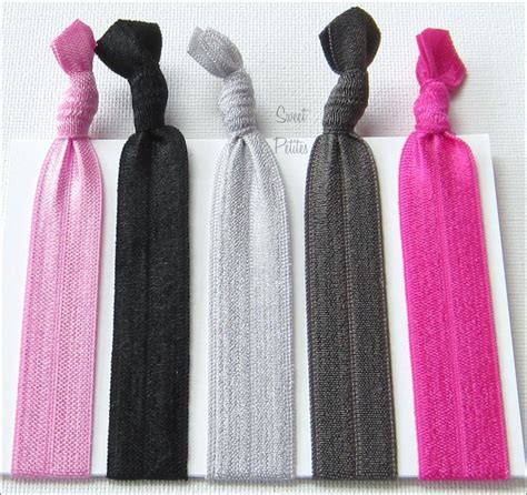 Hair Tie Set Of 5 Doubles As Bracelet The Business Casual Collection ...