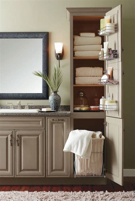 20 Clever Designs of Bathroom Linen Cabinets | Home Design Lover