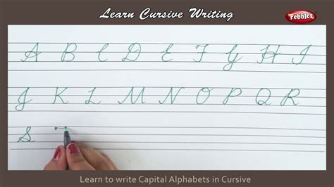 😍 Capital letters in joint writing. Cursive & joined. 2019-02-07