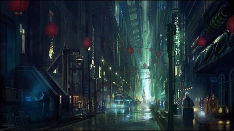 324 Cyberpunk, anime city HD wallpaper | Pxfuel