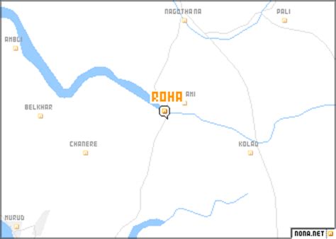 Roha (India) map - nona.net