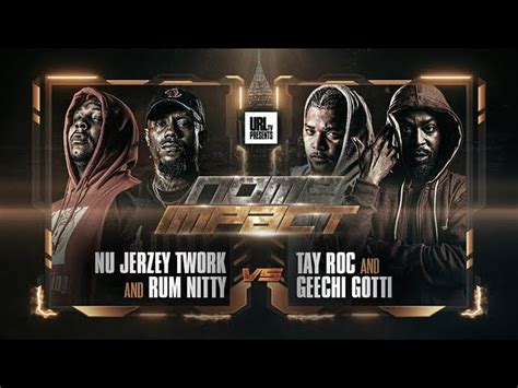 TAY ROC/GEECHI GOTTI VS NU JERZEY TWORK/RUM NITTY | URLTV | Rap Grid