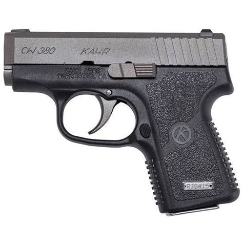 Kahr Arms CW380 Semi Auto Pistol .380 ACP 2.58" Barrel 6 Rounds Black Polymer Frame Cerakote ...