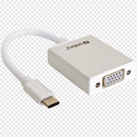 HDMI Adapter Electrical cable USB 3.0 VGA connector, USB, electronics, computer, adapter png ...