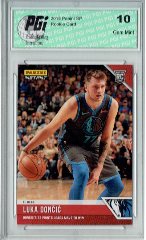 Panini - Luka Doncic 2018 Panini Instant #35 Just 131 Ever Made Rookie ...