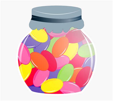 Jar Of Jelly Beans Png Dixie Allan - Jelly Bean Jar Clipart, Transparent Png - kindpng