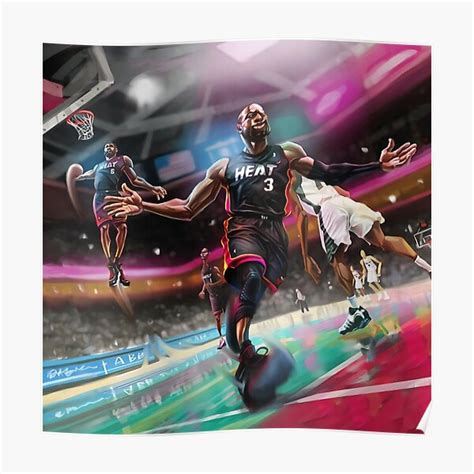 LeBron James Dwyane Wade Iconic Dunk Poster | ubicaciondepersonas.cdmx ...