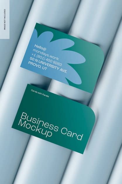 Premium PSD | Commercial business cards mockup