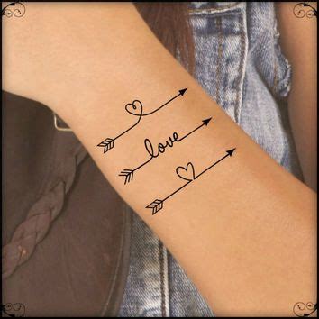 Best 25+ Arrow heart tattoo ideas on Pinterest | Arrow heart, Dream quote tattoos and Love you ...