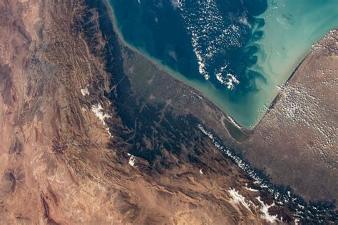 The Caspian Sea and the coast of northern Iran - NASA