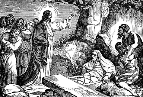 Jesus Resurrects Lazarus of Bethany | ClipArt ETC