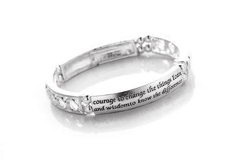 Serenity Prayer Engraved Bracelet - BelleChic