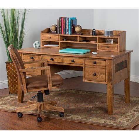 Sunny Designs Sedona Writing Desk with Hutch - Walmart.com - Walmart.com