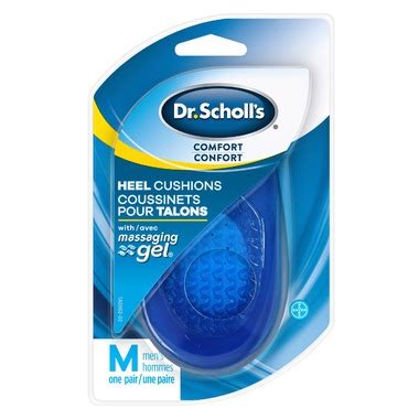 Dr. Scholl’s Heel Cushions with Massaging Gel for Men – Click Pharmacy