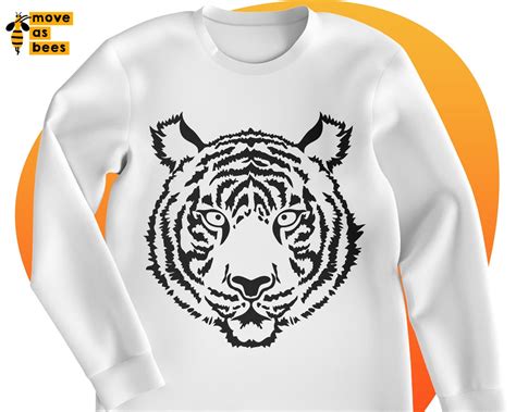Tiger Svg Tiger Shirt Svg Tiger Cut File Wild Animal Tiger | Etsy