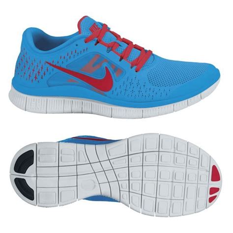 Nike Free Run+ 3 Blue/Red | www.unisportstore.com