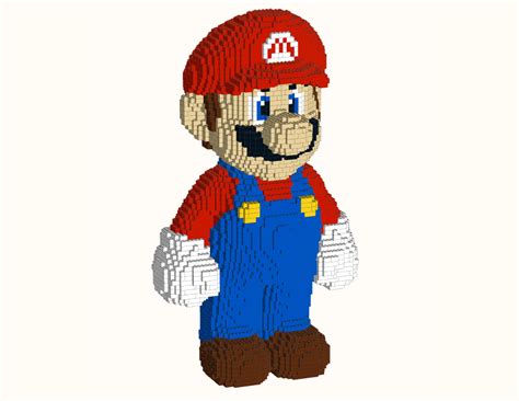 I created LEGO instructions to build my very own life sized Mario LEGO ...