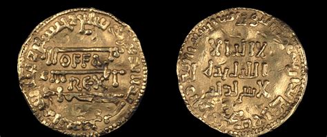 8th Century Anglo-Saxon coin minted by Offa of Mercia, With Islamic Engravings Copying Abbasid ...