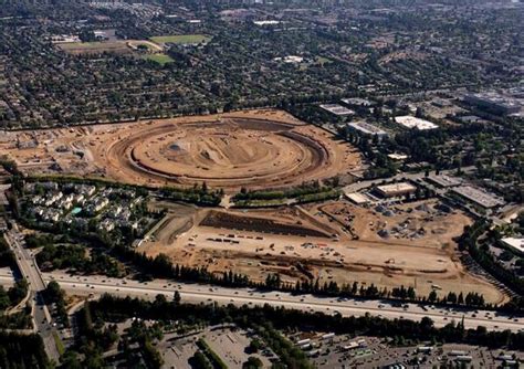 See the construction of Apple’s new headquarters from the sky