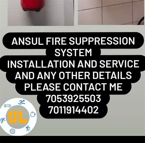 Ansul fire suppression system