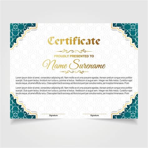 Certificate or diploma design 20821010 Vector Art at Vecteezy