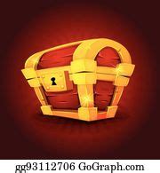 220 A Cartoon Illustration Of A Pirate Treasure Chest Vectors | Royalty ...