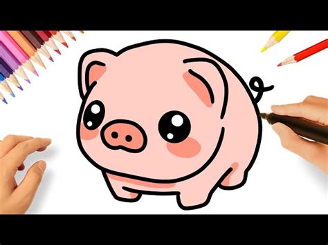 Drawings Of Cute Baby Pigs