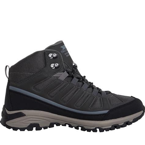 Buy Trespass Mens Tennant Mid Waterproof Vibram Hiking Boots Castle/Sienna