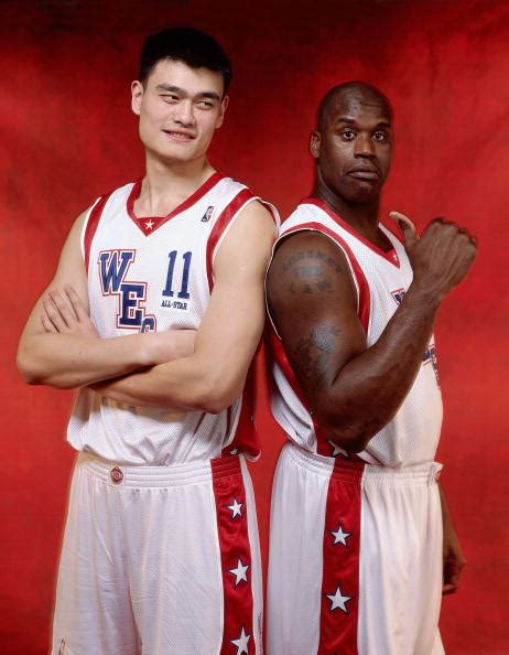 Yao ming and shaquille o'neal. #halloffame (getty) #16hoopclass photos ...