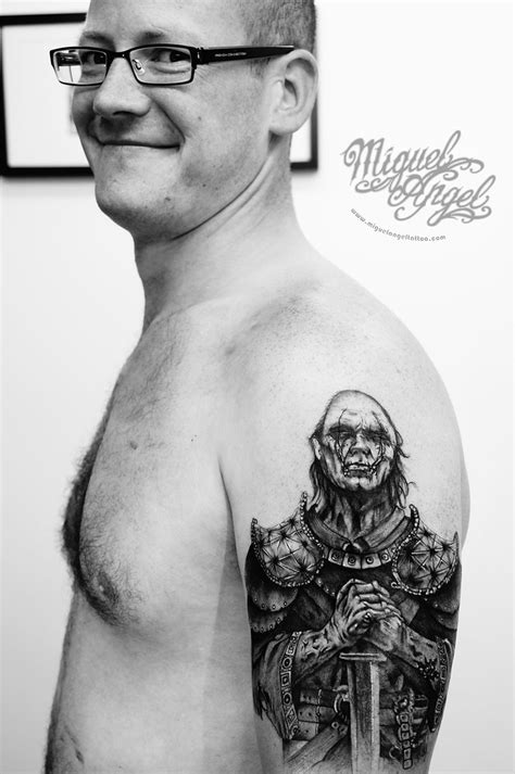 Deacon tattoo (in progress) | Miguel Angel Custom Tattoo Art… | Flickr