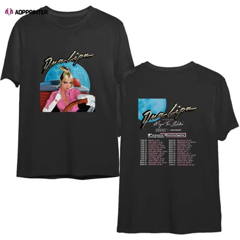 Dua Lipa Future Nostalgia Tour 2022 Shirt, Dua Lipa Shirt, Concert Tour ...