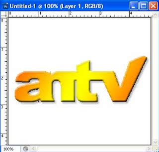 Cara membuat Logo antv