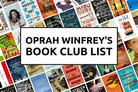 Oprah Winfrey Books: The Complete Book Club List | Booklist Queen