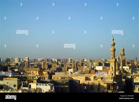 the skyline of Cairo, Egypt Stock Photo - Alamy