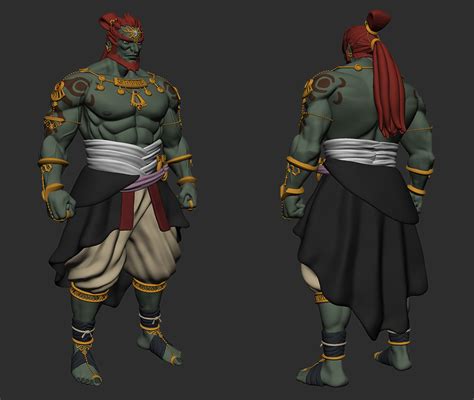 STL file Ganondorf - The legend of Zelda: Tears of the Kingdom 🦹・3D ...