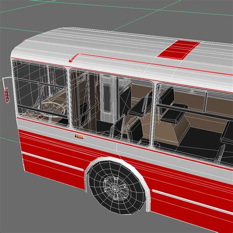 Bus Trolleybus Trolley 3d Model