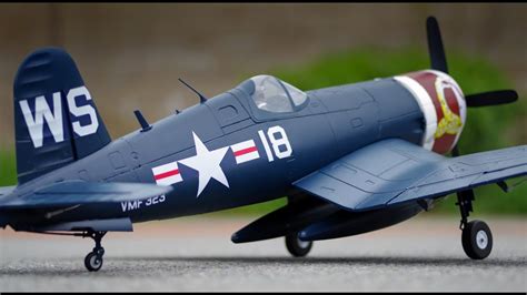 Arrows RC F4U Corsair 1100mm Maiden at New Location - YouTube