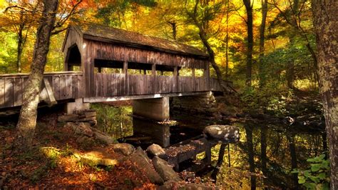 Autumn Bridge Images Wallpapers - Wallpaper Cave