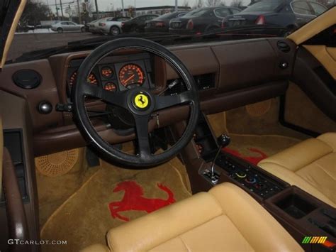 Ferrari Testarossa Interior | Tan Interior 1989 Ferrari Testarossa ...