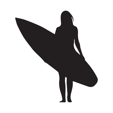 Surfing Silhouette Art 7496973 Vector Art at Vecteezy