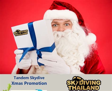 Tandem Skydive Xmas Promotion – Skydiving Thailand