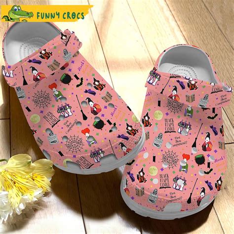 Halloween Hocus Pocus Pink Crocs - Discover Comfort And Style Clog ...