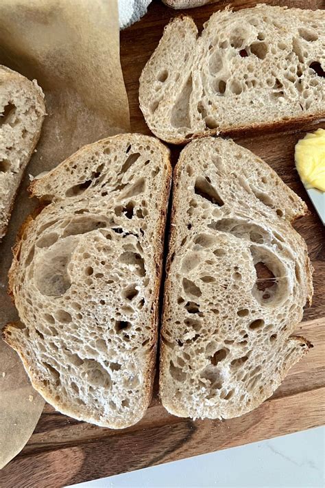 Rustic Sourdough Bread [easy no knead method] - The Pantry Mama