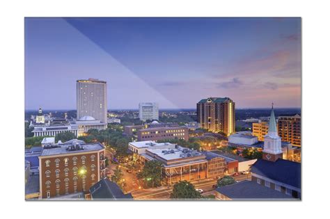 Tallahassee, Florida - Skyline - Photography A-92093 (12x8 Acrylic Wall ...