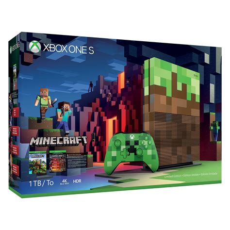 Microsoft Xbox One S Console 1TB Minecraft Limited Edition | GameStop