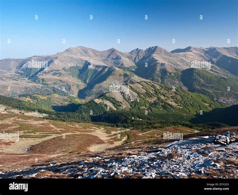 A view to Vrtop and Kobilica, peaks in the Sar Planina mountain range Stock Photo: 56528304 - Alamy