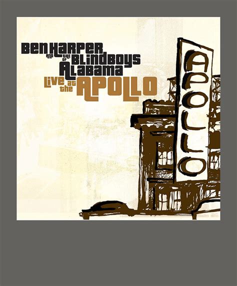 Ben Harper Live At The Apollo Album Cover Digital Art by Thomas Levins ...