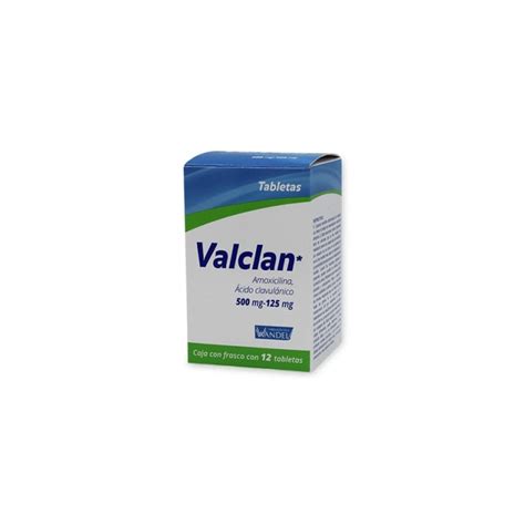 VALCLAN (AMOXICILLIN / CLAVULANIC ACID) 500MG / 125MG 12TABS - MEXIPHARMACY - PHARMACY ONLINE IN ...