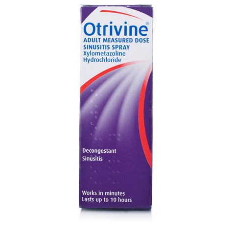 Otrivine Nasal Spray (sinusitis) | Catarrh and Congestion | Chemist Direct