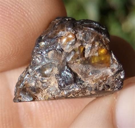 NWA 4482 pallasite. Stony-Iron Meteorite - 4.4 g - Catawiki